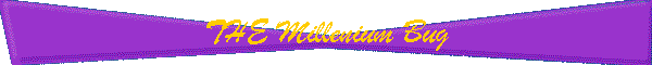 THE Millenium Bug